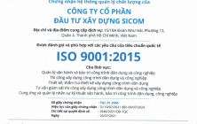 SICOM GOT ISO 9001:2015 CERTIFICATED